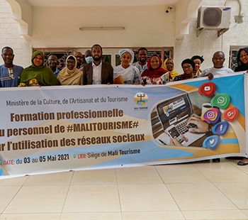 Atelier de formation professionnelle du personnel de l’Agence de Promotion Touristique du Mali sur l’utilisation des réseaux sociaux