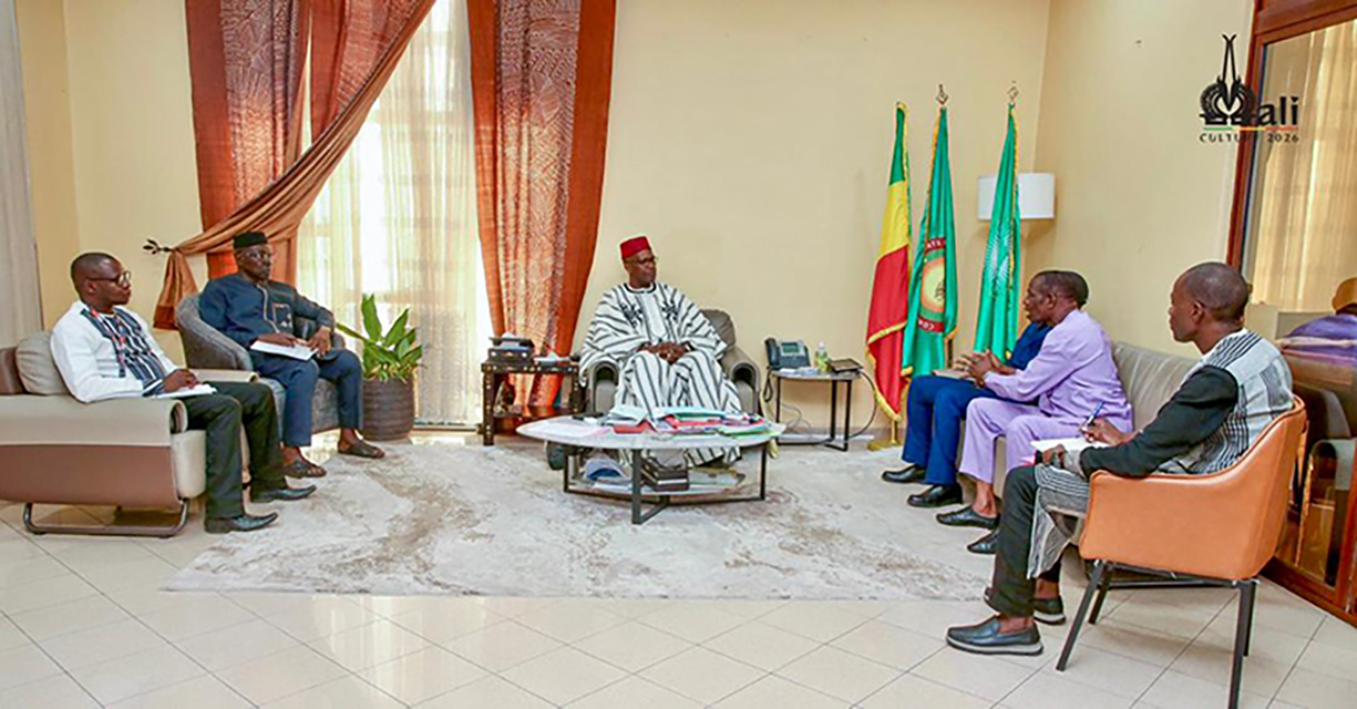 Audience : L'opérateur économique malien Seydina Aliou DIALLO reçu par le ministre Mamou DAFFE