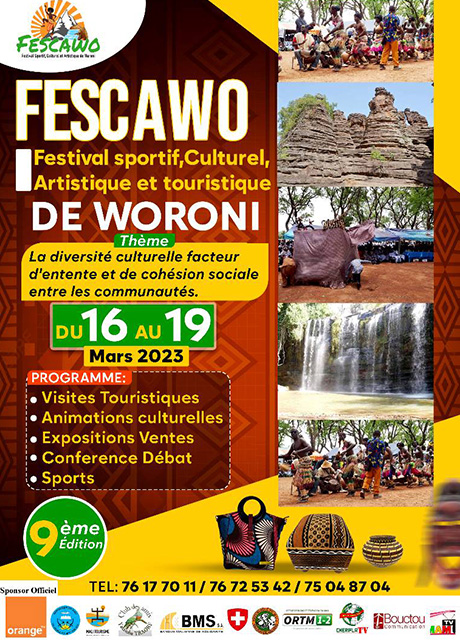9EME EDITION DU FESTIVAL SPORTIF, CULTUREL, ARTISTIQUE ET TOURISTIQUE DE WORINI (FESCAWO)